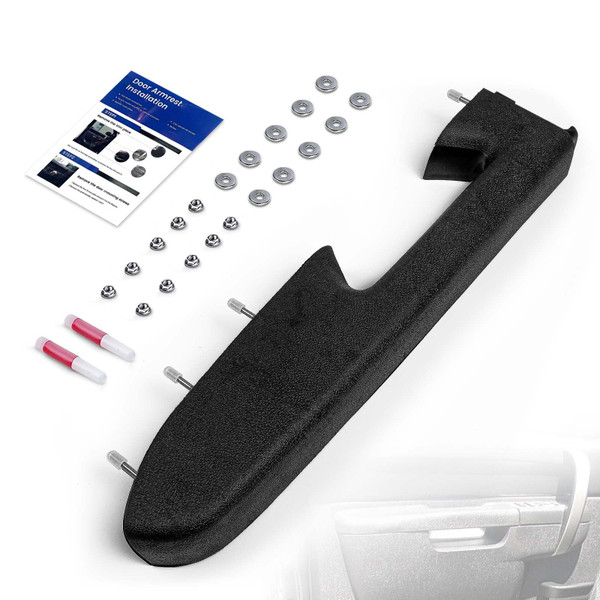 Front Driver Side Armrest Repair Compatible with Chevrolet/GMC Models,Black