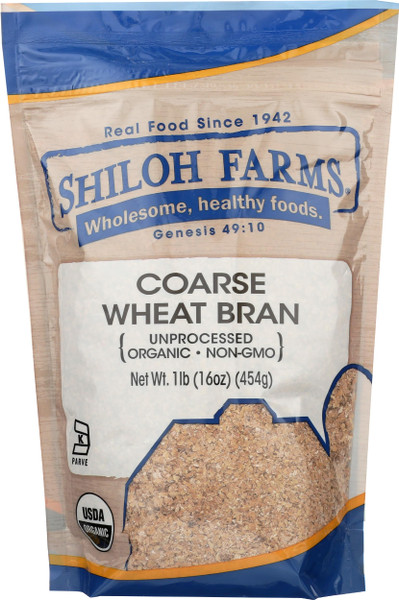 Shiloh Farms, Bran Coarse Organic, 16 Ounce