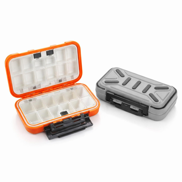 Aventik Waterproof Fly Fishing Tackle Box 2-Pack, Adjustable Case