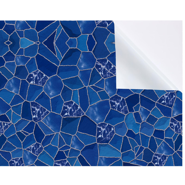 Nuanchu Self-Adhesive Vinyl Pool Liner Patch,Marble,28 x 40 Inch