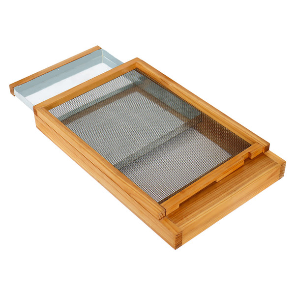 Honey Lake Langstroth 8 Frame Beehive Screened Bottom Board Dipped in Beeswax with Entrance Reducer, Beehive Separated Board for Beekeeping