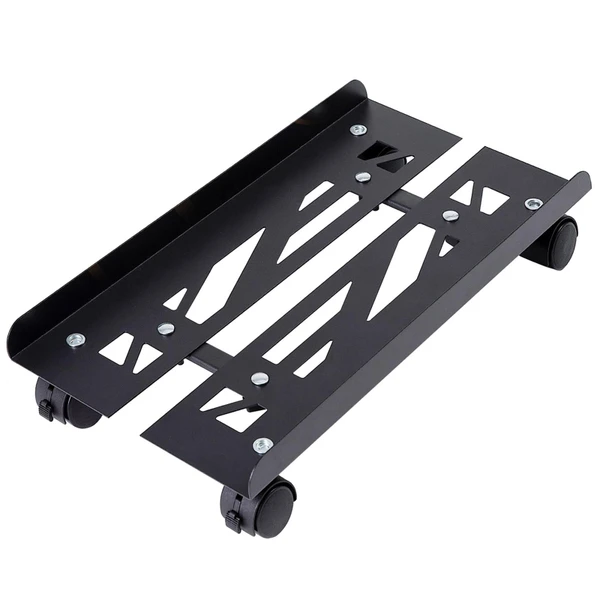 Hovadova Adjustable Computer Tower Stand, Metal, Fits Most PC
