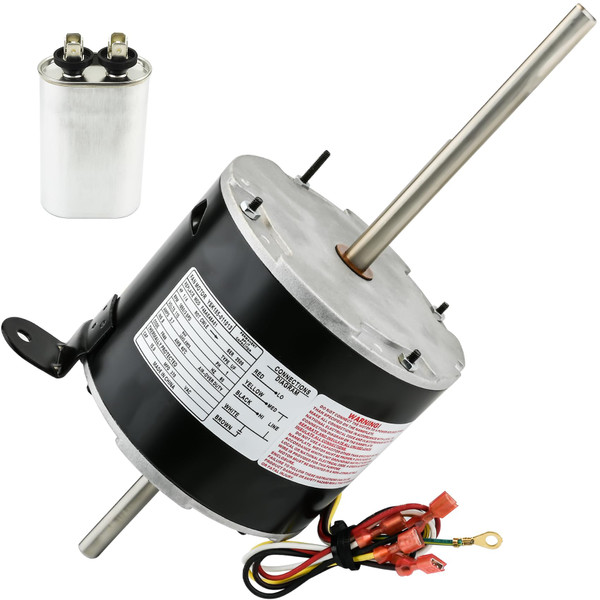 F48AE48A61 Fan Motor Replaces for genteq, 3314471.011, 3314471.013, Compatible with RV AC Dometic Duo-Therm Penguin II 641815, 641816, 641835, 641915, 641916, 641935, 1/4 hp, 1650 rpm, 1-Year Warranty
