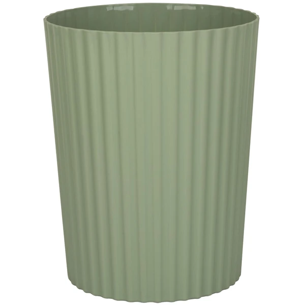 JiatuA Small Bathroom Trash Can Plastic Wastebasket Garbage Can Green