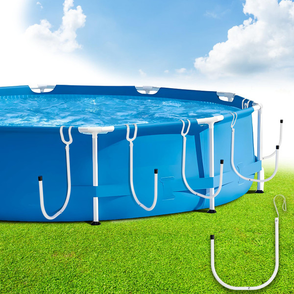 Teisaiko Upgraded 5-Pack Solar Pool Cover Holder for Above Ground Pool