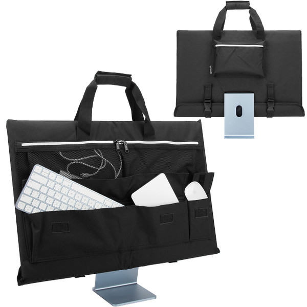 KISLANE Travel Carrying Case for iMac Desktop Computer (Black)