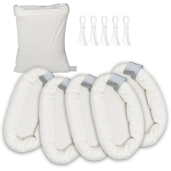 Anmboor Elk Game Bags Hunting, 5 Pack Heavy Duty Quarter Bag for Meat-4 Pack 12"X48" and A Pack 12"X28", Meat Bags Hunting for Elk, Caribou, Deer and Other Prey, Breathable and Reusable