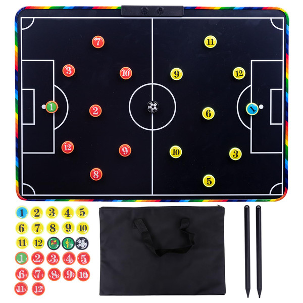 20 inch LCD Soccer Coaching Board,Magnetic Electronic Soccer Coaching Board,LCD Soccer Strategy Board with Stylus Pen,Soccer Board Tactic Board, Training Equipment