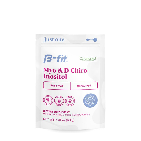 B-fit Inositol Supplement for Women, Myo & D-Chiro 40:1, 30 Servings 1 Mo