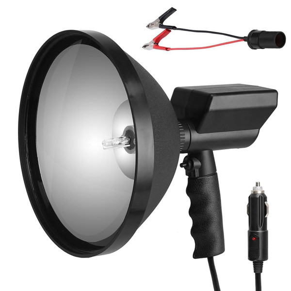 EVTSCAN Spotlight Flashlight, 100W HID Handheld Torch Hunting Spot Light Work Spotlight Camping Fishing Boat