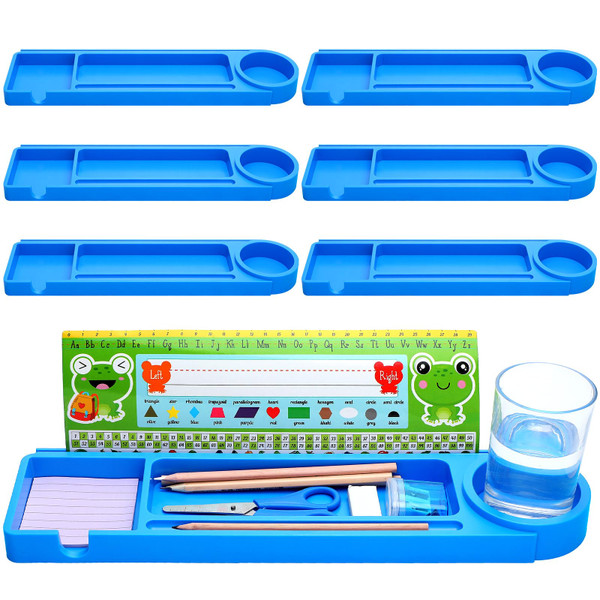 Gilprop 6 Pcs Classroom Desk Name Plate Holders for Students