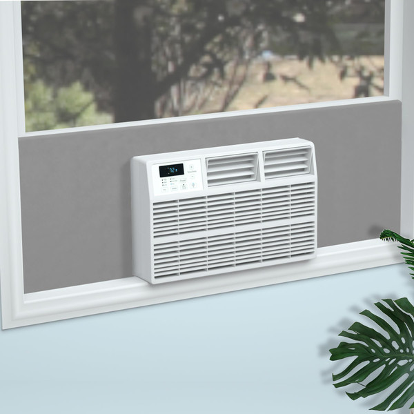 Air Jade Window Air Conditioner Side Panels, Extra Wide 4Ft Surround Insulation Side Foam Panels for Indoor Window AC Unit, AC Window Seal Kit for Summer and Winter, Gray
