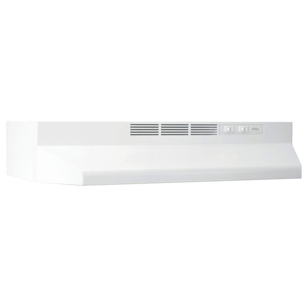 Broan-NuTone Ductless Range Hood with Lights, 30-Inch, White, 413001