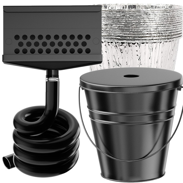 LimeCare Blackstone Grease Catcher Kit with Bucket and Disposable Liners