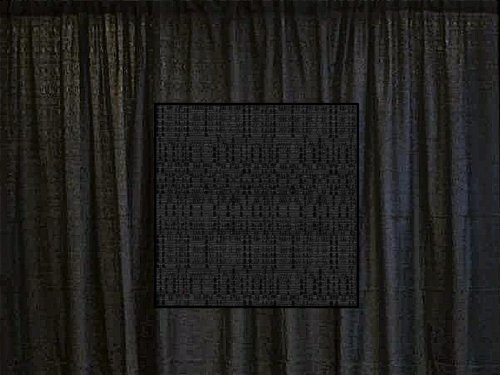 3 Ft. High x 4 Ft. Wide Banjo Drape Panel (For Pipe and Drape Displays and Backdrops) - Black