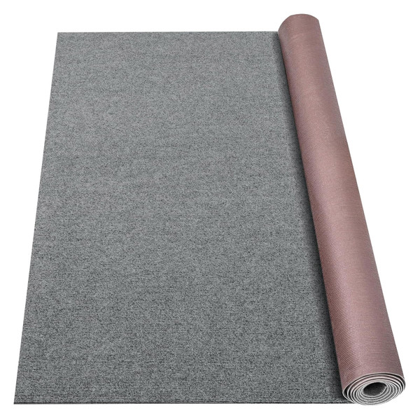 Grefinity Marine Carpet, 5 FT x 25 FT Smoke Gray Indoor Outdoor Carpet