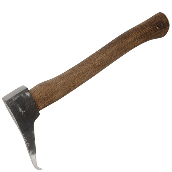 KOXHERO 14" Hookaroon Strong Pickaroon Forestry Tools Back Saver Logging and Firewood Tool with Sharp Point & Wood Handle Grip Hook for Lifting Rolling and Moving Wood