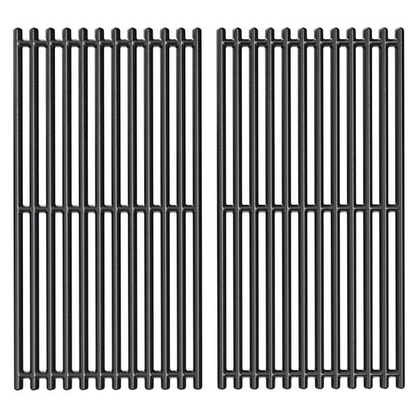 Uniflasy 17 x 8 3/4 Cast Iron Cooking Grate fits CharBroil Commercial 463644220 463632320 463642316 463245518 463630021 G369-0030-W2 2Burner Grill Replacement Part Grid for Nexgrill 720-0864M 720-0864