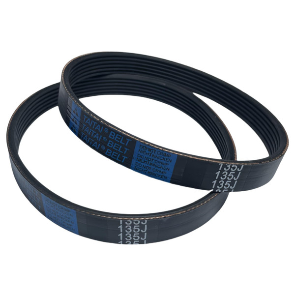 Pair of Planer Drive Belt 135J6 Replacement Ryobi AP10 AP-12, Delta 22-540 TP300,Craftsman