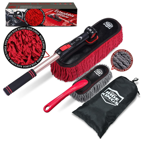 RIDE KINGS Car Duster Kit, Loop End, 3 Pcs