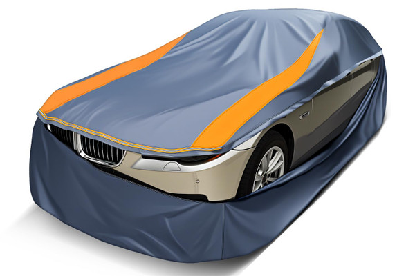 TAJSJNG Full Enclosed Car Covers Universal Fit Dodge Challenger/Charger,Camaro,Camry,Accord,Altima,Lexus ES,Chrysler 300,Sonata,K5/Stinger,Malibu,Legacy,Passat Sedans/Coupes/Cabrio Lenghth 189"-200"