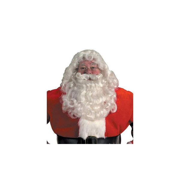 Halco Professional Santa Wig and Beard Set Costume Accessory,Red,One Size Halco Professional Santa Wig and Beard Set Costume Accessory,Red,One Size