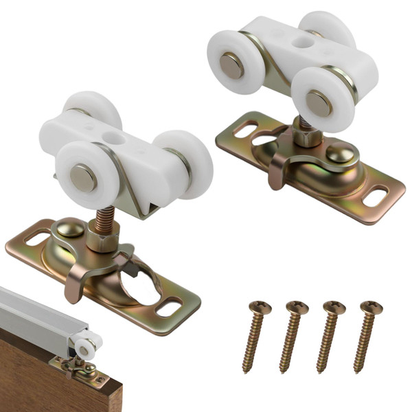 3/4 Inch RV Pocket Door Rollers, 2 Pack