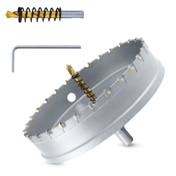 Luomorgo 6-1/8" 155mm TCT Carbide Hole Saw