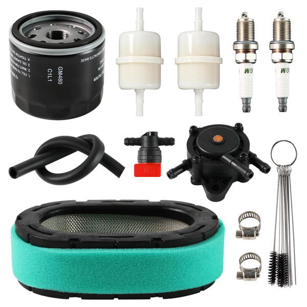 Air Filter Fuel Filter Fuel Pump Compatible with Kohler 7000 Series KT610 KT620 KT715 KT725 KT730 KT735 KT740 KT745 19HP 20HP 21HP 22HP 23HP 24HP 25HP 26HP Engine MTD Lawn Mower 3208309-S 3208310-S