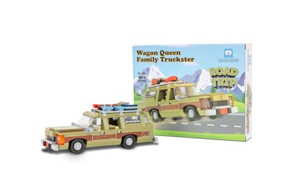Brick Loot Wagon Queen Truckster Toy Building Block Set – 312 Pieces, Compatible with Major Brands, Includes Roof Luggage & Wood Paneling, Creative Play for Kids & Adults, Ages 6+ Brick Loot Wagon Queen Truckster Toy Building Block Set – 312 Pieces, Compatible with Major Brands, Includes Roof Luggage & Wood Paneling, Creative Play for Kids & Adults, Ages 6+