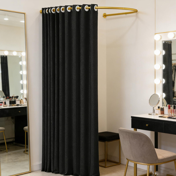Tcatec 78.74 Inch U-Shaped Fitting Room for Clothing Store Boutique Home