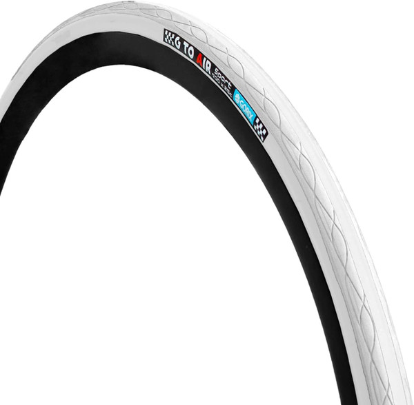 GORIX Road Bike Tire 700×23C 25c 28C 32c 35c Cycling Bicycle (Gtoair) (All White(1 Tire), 700×23c)