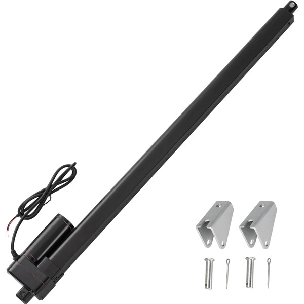 JQDML 28 Inch Stroke Linear Actuator 12V 440 lbs Heavy Duty IP65 Waterproof