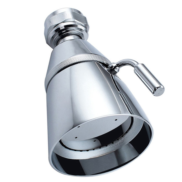 Angle Simple Shower Head High Pressure, Brass Shower Sprayer G 1/2, Chrome