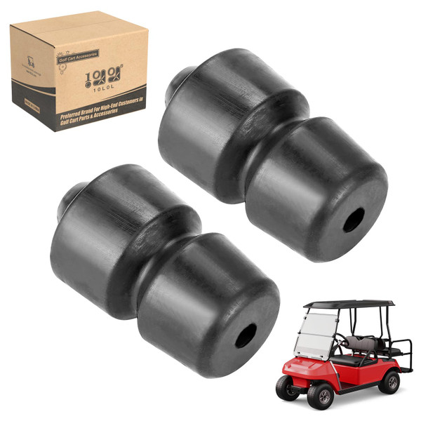 10L0L Golf Cart Bumper Jounce for Club Car Precedent DS 1996-up Rear Suspension Bumper Stop Replacement Part 1017235 (2 Pack)