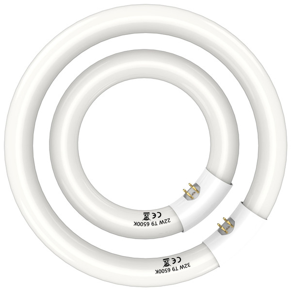 Vipbhtool FC8T9 22W and FC12T9 32W Set Daylight, Circular Fluorescent Tube