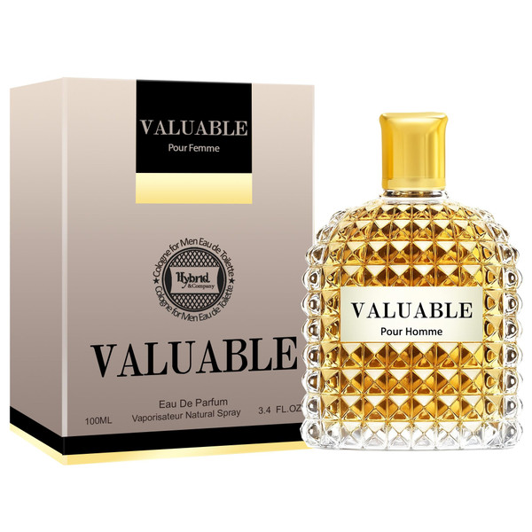 Hybrid & Company Valentine Pour Homme for Ceo Men’s Classic Scent Perfume Eau De Toilette Spray 100 ML