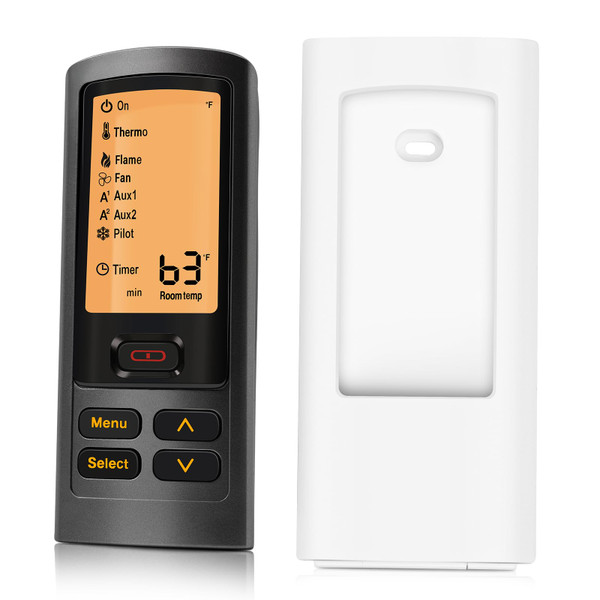 Fenglesha 2166-330 Fireplace Remote Control Transmitter for RC300 Replacement for Heat N Glo Gas Stoves and Fireplaces Remote Control