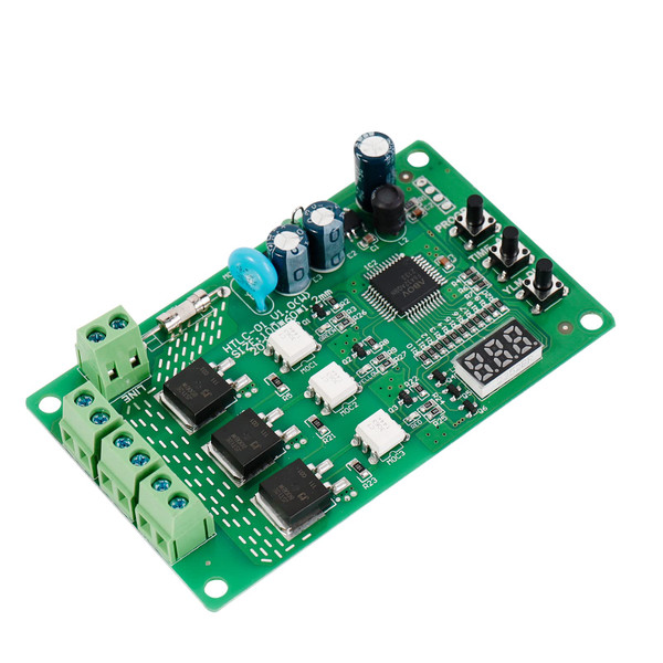 briidea 3 Channel Traffic Light Controller Sequencer 85VAC-265VAC with Digital Tube Display, Compatible with All Traffic Light Bulbs