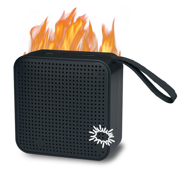 MSELTOS Fireplace Crackler Sound Box for Electric Fireplace, 2 in 1 Realistic Rechargeable Fire Crackling Sound Machine for Gas Fireplace, Fire Crackler Sound System, 3H Timer, Fire Noise