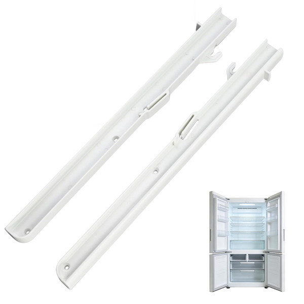 1 Pair for Subzero Ice Bucket Slides Replacement Kit - Left 7014649 & Right 7014661, Compatible with Subzero Ice Makers 532 561 632 632-2 642-3 661-2, Secures Ice Tray Holders