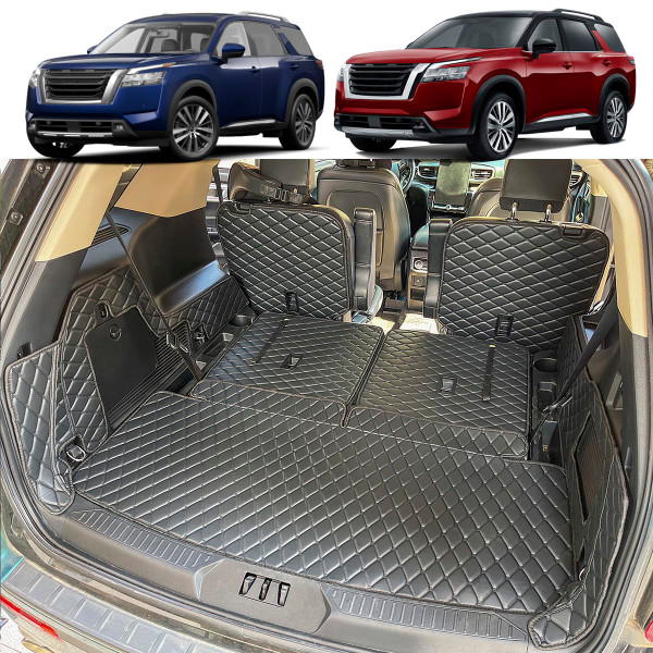 7DEEKEI Cargo Mat for Nissan Pathfinder 2022-2026 Trunk Mat