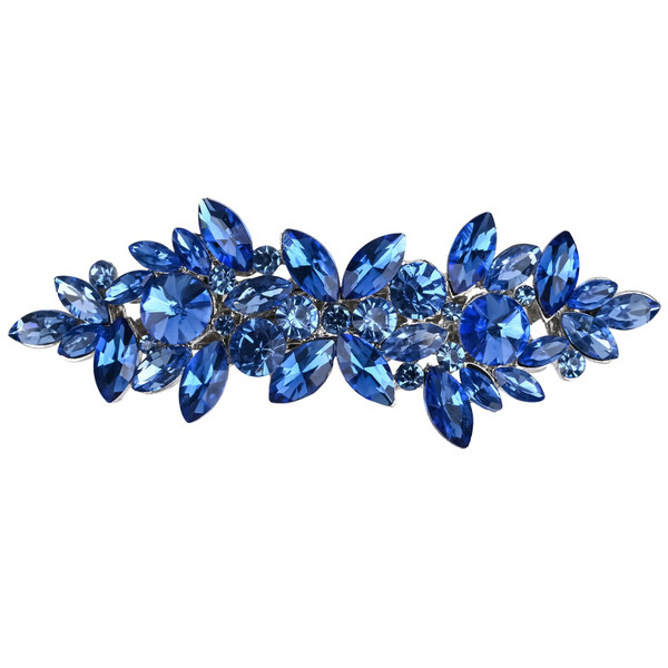 Crystal Hair Barrettes, Austrian Rhinestone Flower Hairpins Hair Clips, Sparkly Hairgrip Hair Headwear Accessories for Women Girls Crystal Hair Barrettes, Austrian Rhinestone Flower Hairpins Hair Clips, Sparkly Hairgrip Hair Headwear Accessories for Women Girls