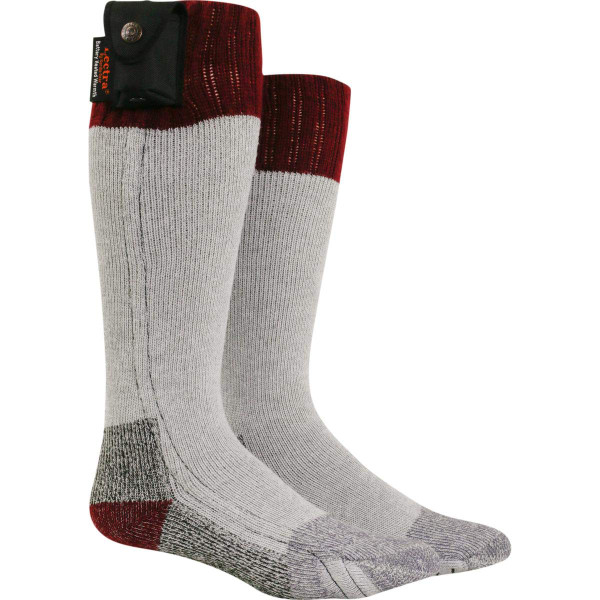 Nordic Gear Unisex Lectra Sox-Electric Battery Heated Socks - Medium - Maroon