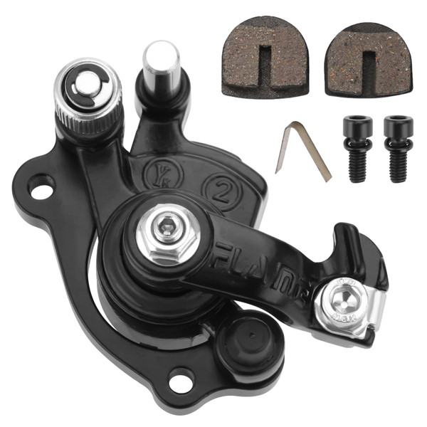 KAMIER Disc Brake Caliper Pads Assembly Kit Replacement Front/Rear for Razor Electric MX650 MX500 SX500 Mcgrath RSF650 Dirt Rocket Bike 4 Wheeler ATV Dirt Quad 500 Kids Off Road Dirt Bike Parts Black