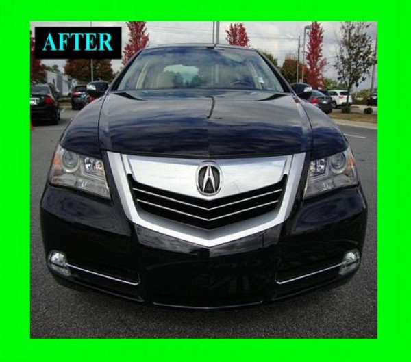 312 MOTORING Compatible With ACURA RL 2009-2010 CHROME GRILL GRILLE KIT 09 10
