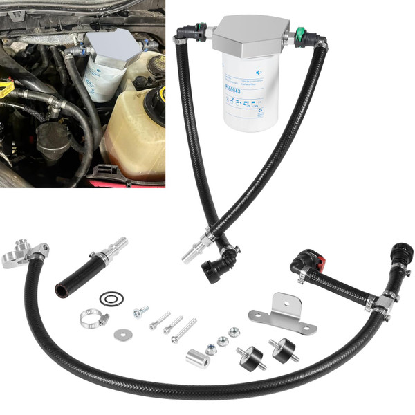 Gen 2.1 CP4 Disaster Prevention Bypass Kit Compatible with Ford F250 F350 F450 F550 Super Duty (2011-2025) 6.7L Powerstroke Diesel CP4 Injection Pump, Replace# CP4-6.7F-BP-G2.1, 7031190