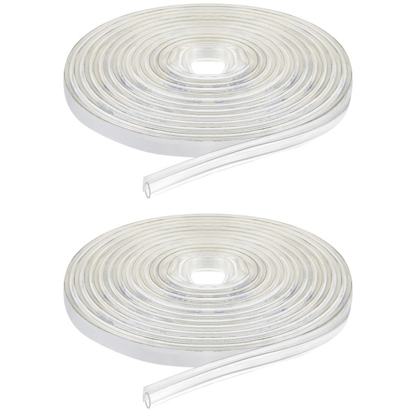 Tondiamo Shower Door Strip Seal for Glass,7/32 X 98.4 Inches,2 Rolls
