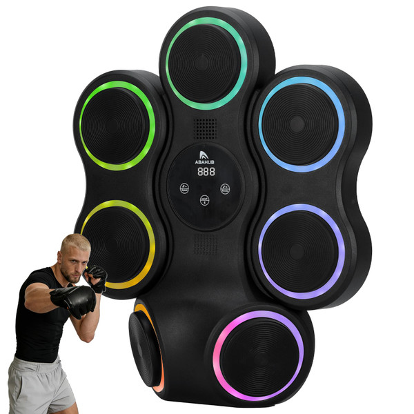 Abahub Music Boxing Machine, Bluetooth Punch Machine for Men & Kids