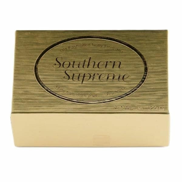 Southern Supreme Fruitcake - 8 Ounce (Pack of Two) Made in U.S.A.